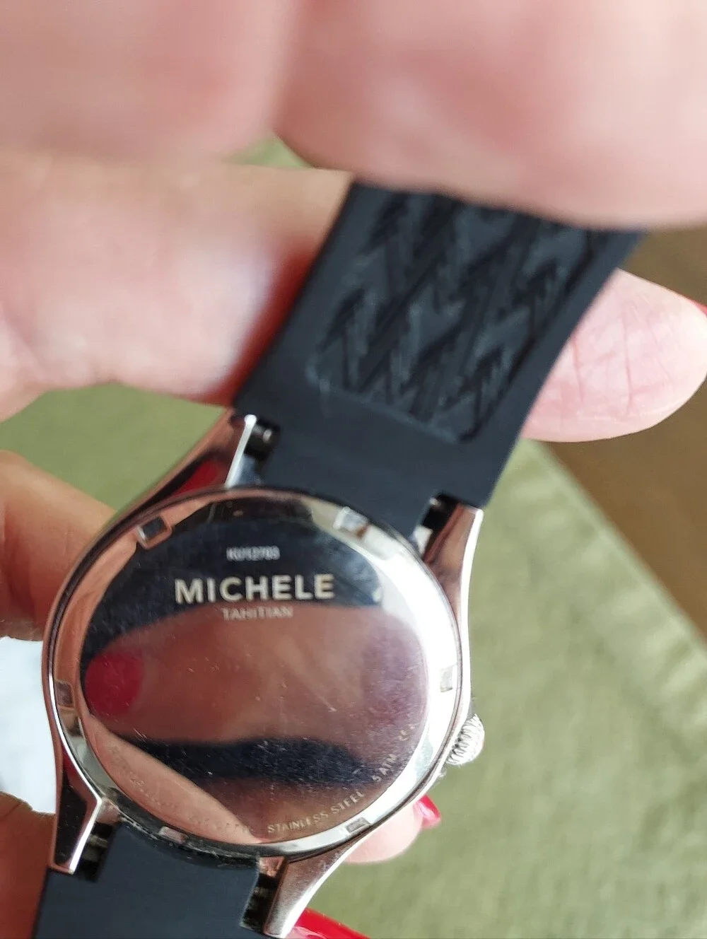 Michele watch silver